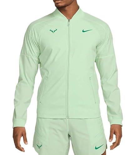 Nike DRI FIT RAFA NADAL US SERIES MEN'S TENNIS JACKET, Emerald